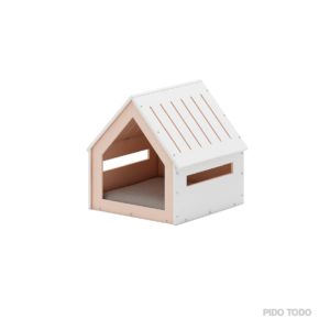 Minimalist white pet house